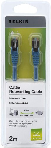 Belkin CAT5e SNG/SHD Patch-Kabel 2m blau