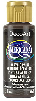 Deco Art Americana Peinture Acrylique Multi-usages, Terre d'ombre brûlé e Traditionnel