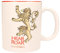 SD toys Taza Diseño Lannister Game of Thrones, cerámica, Blanco-Rojo, 9x12x11 cm