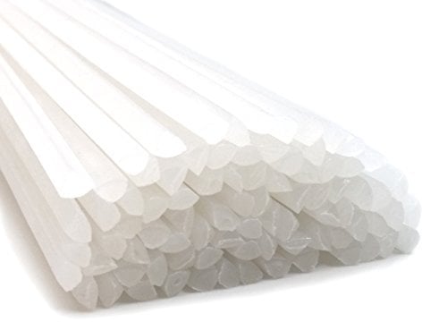 Plastique baguettes de soudure PE-HD Naturel 4mm Triangulaire 25 Barres HDPE