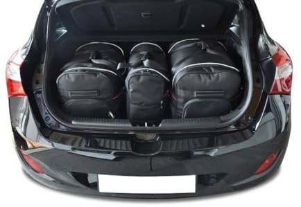 KJUST Kofferraumtaschen 3 stk kompatibel mit HYUNDAI i30 HATCHBACK II 2012-2016