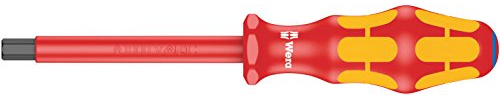 Wera 164 i VDE-isolierter Sechskant-Schraubendreher, 8 x 100 mm, 1 Stück, 05004675001, Hex 8.0 x 100 mm
