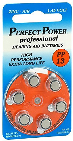 Batterien f.Hörgeräte Power Pp13