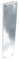 Securit Chrome Finger Plate - 280mm