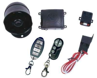 K9 MUNDIALSSX 1-Way Car Alarm Security System with 16 Programmable Features