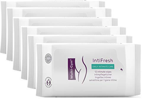 Multi-Gyn IntiFresh Intimpflegetücher, 6er Pack (6 x 12 Stück)