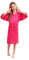 CuteOn Bambini bambini Raso Seta Kimono Accappatoio Vestaglia Accappatoio Indumenti da notte per terme Nozze Compleanno Vestito da festa Rosa Rosso Dimensione 14 - (Altezza 145-160cm)