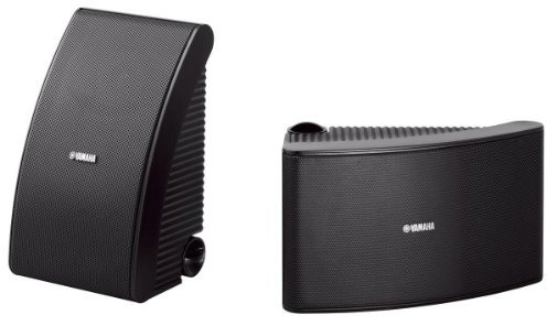 Yamaha NS-AW592BL 150 Watt 6.5-Inch Cone All-Weather Speakers (1 Pair, Black)