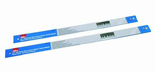 Hilka 92051921 21-Inch Bow Saw Blade, Blue, Silver
