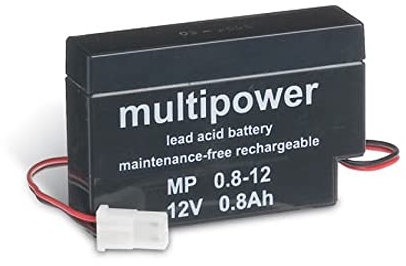 akku-net Bleiakku (multipower) MP0,8-12AMP, 12V, Lead-Acid