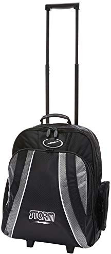 Storm Bowling Products Rascal 1 Ball Roller Bowling Bag, Black/Silver