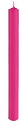 Stabkerzen Fuchsia Pink 25 x 2,2 cm, Inhalt 10 Stück, deutsche Markenkerzen tropffrei für Kerzenleuchter, Kerzen Leuchterkerzen