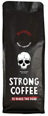 Strong Coffee to Wake the Dead - 500g Ground Coffee | Intense Body and Full Flavour | High Caffeine | Natural Strong Coffee