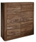 MASSIVMOEBEL24.DE Toronto Kommode 100x111x37 Sheesham/Palisander, Farbe:Dunkelbraun gebeizt, Größe:100x37x111 cm (BxTxH)