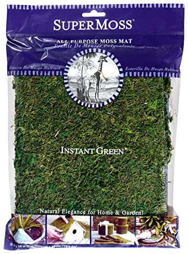 SUPERMOSS Moss Mat 18 x 16-inch, Mesh, Fresh Green, 18 x 16