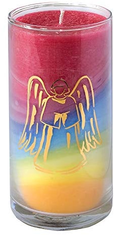 KerzeSummer Engel im Glas Stearin 14cm