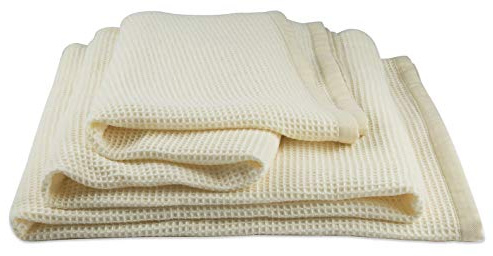 Zenoni & Colombi Abeille Baby Babydecke aus Kaschmir und extrafeiner Merinowolle, 100 x 150 cm