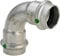 Viega 2316 Sanpress-Kurve 90º 2316, Durchmesser 15 mm, Edelstahl