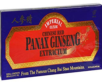 IMPERIAL ELIXIR GINSENG Chinese Red Panax Ginseng Extractum - Vials 10 VIAL by Imperial Elixir