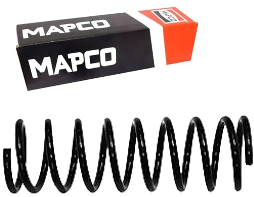 MAPCO 70607 2x Federn Fahrwerksfedern Vorne Kompatibel mit FORD ESCORT IV GAF, AWF, ABFT 6157902 6157903 86AB5310BA | 70607 Kompatibel mit Escort IV (gaf, Awf, Abft),escort IV Turnier (awf, Avf),orion II (aff)