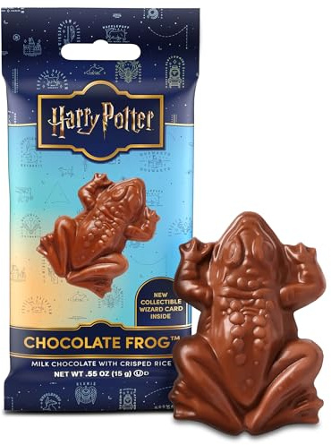 Harry Potter, Warner Brothers Milk Chocolate Frog With Collectible Wizard Trading Card