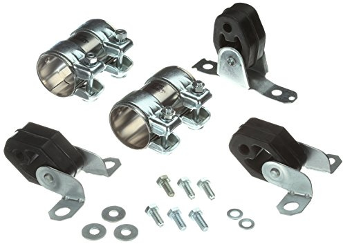 HJS 82 11 4524 Montagesatz Abgasanlage mit Rohrverbinder Kompatibel mit VW POLO 9N