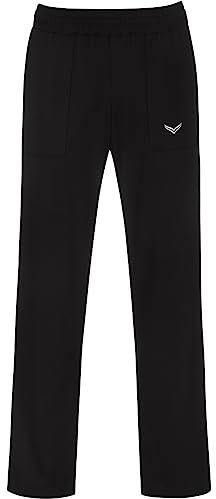 TRIGEMA Damen Hose DELUXE Baumwolle,Schwarz,XL