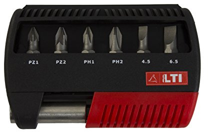 Krino 66002105 Inserti Essential per Avvitatori, Set da 7 Pezzi, Acciaio
