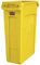 Rubbermaid Commercial Products 1956188 Vented Slim Jim-Abfalltonne, Kunststoff, 87 L, Gelb