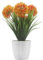 Xichen® Künstliche Topfpflanze, Hortensie, 25 cm orange
