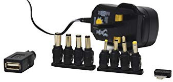 Mercury | Energy Efficient Switch-mode Power Supply with Multiple Adaptors & Adjustable Voltage | 1000mA