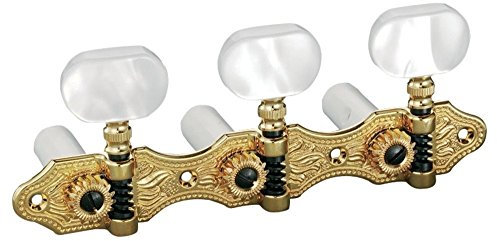 Schaller® »CLASSIC HAUSER ACRYLIC« Satz Mechaniken für Konzertgitarre - Finish: Nickel