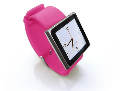 Rubber Band iPod nano Armband - Pink