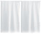 Linder 0323 /10/415 Paire de Vitrages Droits Etamine Blanc Passe Tringle 95 x 200 cm