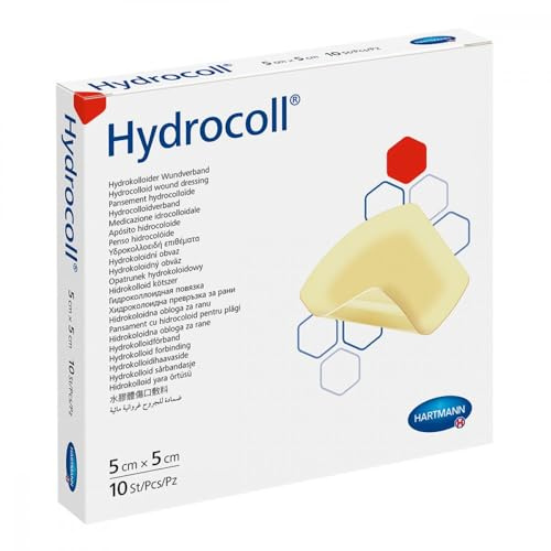 Hydrocoll Wound Dressing 5 cm x 5 cm, Pack of 10