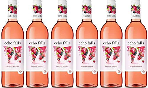 Echo Falls Fruit Fusion Wine Summer Berries Rosé Wine (Case of 6 x 75cl Bottles)
