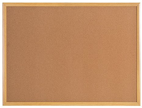 Bi-Office Earth-it Notice Board Cork 1200 x 900 Beech Wood