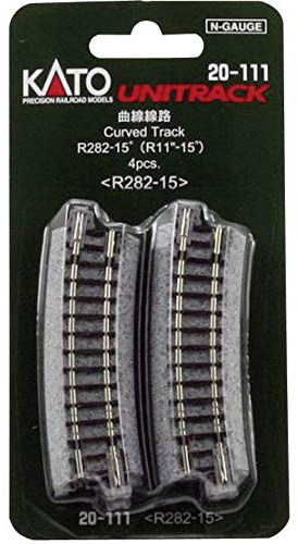 Noch N Gleis Gebogen R282 Mm 15° 4Er Set