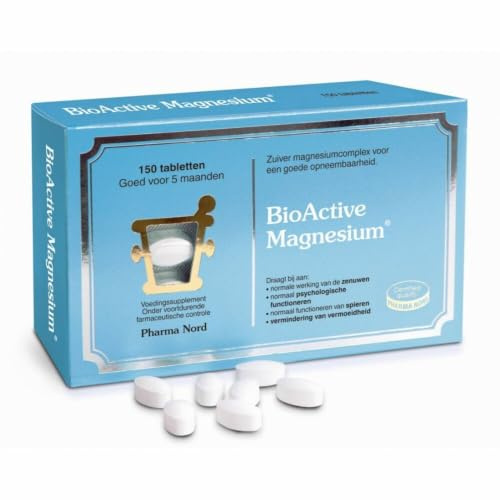 Pharma Nord Bio Magnesium 200mg | Muscle & Bone Support |150 Tablets | Supports normal energy metabolism and helps reduce tiredness and fatigue with essential daily magnesium.