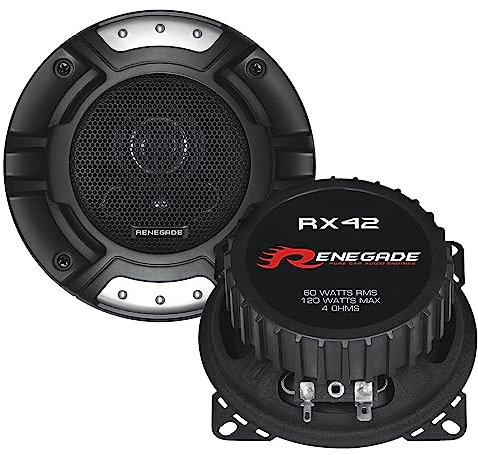 Renegade RX42 Coppia di Altoparlanti Auto Coassiali 10 cm 2-vie 120 W Picco 60 W RMS