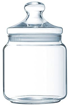 Luminarc ARC 11972 Pot Club Dose mit Deckel, Vorratsglas, Bonbondose, 750 ml, Glas, transparent, 1 Stück