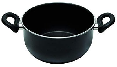 Ballarini Firenze Casseruola, Alluminio, Nero, 24 cm