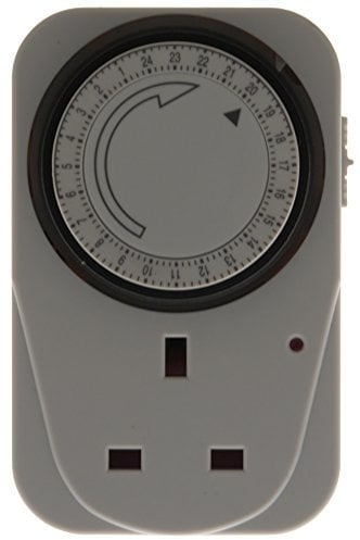 STATUS Timer Switch | 24 Hour Segment Timer Light Switch | White UK Plug | 24HT16