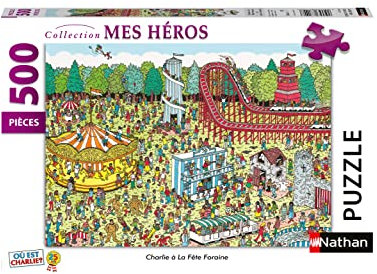 Puzzle 500 p charlie a la fete foraine ou est charlie