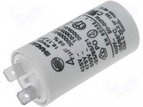 Motorkondensator Anlaufkondensator Betriebskondensator Kondensator 4,0uF 400V Ducati 4.16.17.07.TA