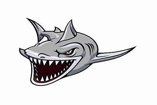 U24 Moto Drapeau Requin Drapeau 20 x 30 cm