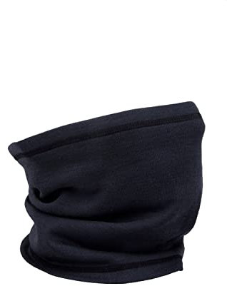 Mountain Warehouse Merino Neck Gaiter - Unisex, Antibacterial Winter Neck Warmer, Comfortable, Lightweight Scarf & Machine Washable - Use With A Balaclava Or On Its Own Dark Grey
