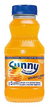 Sunny Delight Florida, Sabor Naranja - Botella, Pack 4x20cl