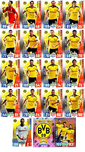Match Attax Bundesliga 2015 2016 - Karten-Set Borussia Dortmund BvB Cap Offensiv-Trio Clubkarte - Deutsch