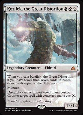 Magic The Gathering - Kozilek, The Great Distortion - Kozilek, la Grande Distorsione - Oath of The Gatewatch